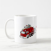 Feuerwehrmann Motor Feuer Bell Red Gentleman Kaffeetasse (Links)
