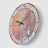 Feuerwehrmann - Motor Nr. 2 Große Wanduhr (Winkel)