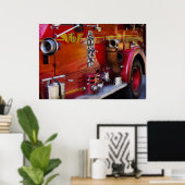 Feuerwehrmann - Motor Nr. 2 Poster (Heimbüro)