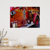 Feuerwehrmann - Motor Nr. 2 Poster (Küche)