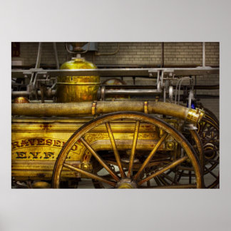 Feuerwehrmann - Motor Piano - 1855 Poster