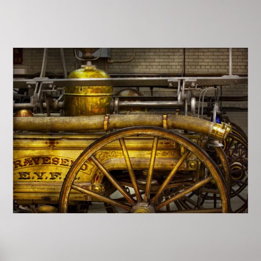 Feuerwehrmann - Motor Piano - 1855 Poster (Vorne)