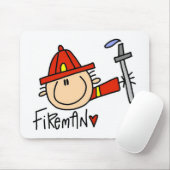 Feuerwehrmann Mousepad (Mit Mouse)