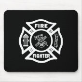 Feuerwehrmann Mousepad (Vorne)