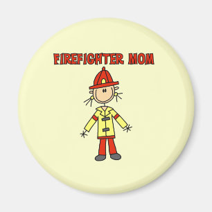 Feuerwehrmann-Mutter T-Shirts und Geschenke Magnet