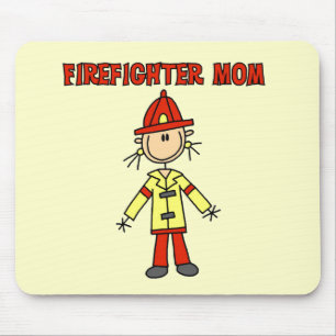 Feuerwehrmann-Mutter T-Shirts und Geschenke Mousepad
