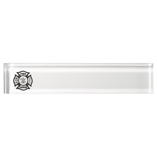 Feuerwehrmann Namensplakette (Vorderseite)