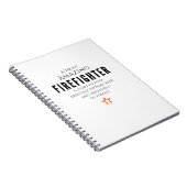 Feuerwehrmann Notizblock (Rechte Seite)