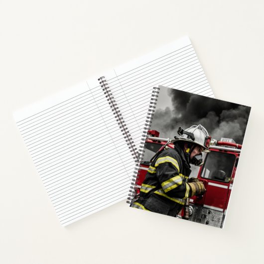 Feuerwehrmann Notizblock (Innenseite)