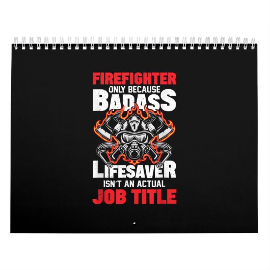 Feuerwehrmann nur wegen Badass Lifesaver Kalender (Titelbild)