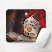 Feuerwehrmann - Oberleutnant Mousepad (Mit Mouse)