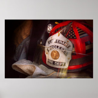 Feuerwehrmann - Oberleutnant Poster