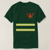 Feuerwehrmann oder Brandkostüm T-Shirt (Design vorne)