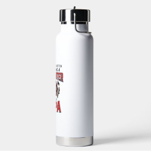 Feuerwehrmann Papa Vintage Gravur Shirt Design_1 Trinkflasche