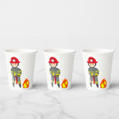 Feuerwehrmann Pappbecher
