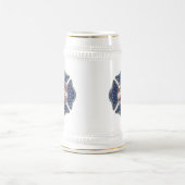 Feuerwehrmann patriotisch bierglas (Mittel)