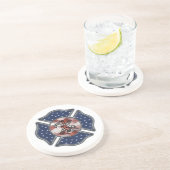 Feuerwehrmann-patriotisches maltesisches getränkeuntersetzer (Seite)