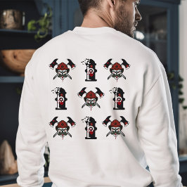 Feuerwehrmann, Personalisierter Name Halloween-Ges Sweatshirt