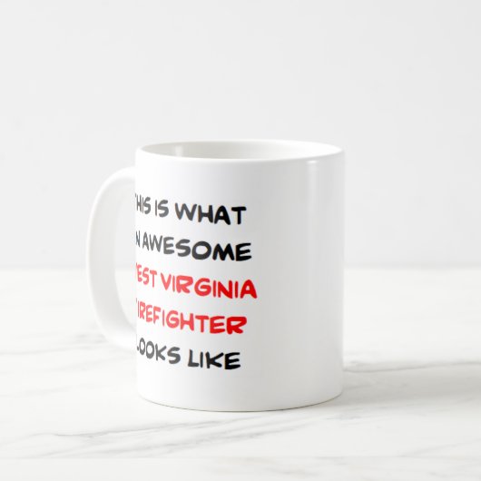 Feuerwehrmann, phantastisch kaffeetasse (Vorderseite Links)