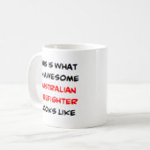Feuerwehrmann, phantastisch kaffeetasse (Vorderseite Links)