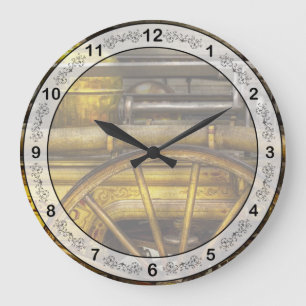 Feuerwehrmann - Piano-Maschine - 1855 Große Wanduhr