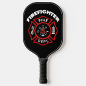 Feuerwehrmann Pickleball Schläger (Vorderseite)