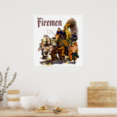 Feuerwehrmann Poster (Küche)