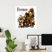 Feuerwehrmann Poster (Heimbüro)