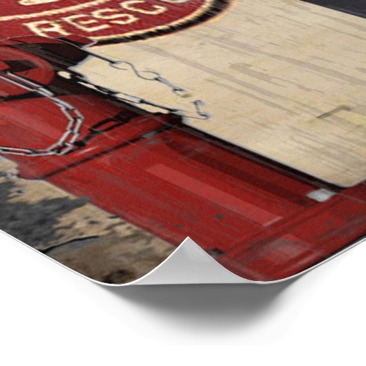 Feuerwehrmann Poster (Ecke)