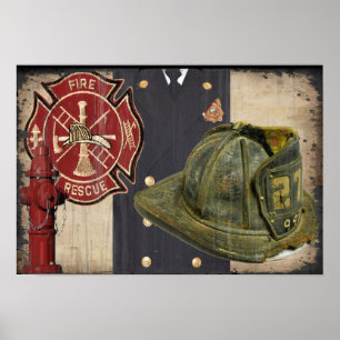 Feuerwehrmann Poster
