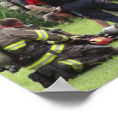 Feuerwehrmann Poster (Ecke)