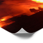 Feuerwehrmann Poster (Ecke)
