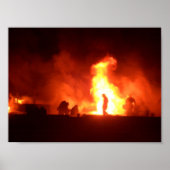 Feuerwehrmann Poster (Vorne)