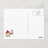 Feuerwehrmann Postkarte (Rückseite)