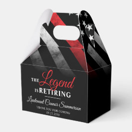 Feuerwehrmann Red Line Flagge Feuerwehrmann Geschenkschachtel