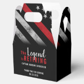 Feuerwehrmann Red Line Flagge Feuerwehrmann Geschenkschachtel (Geöffnet)