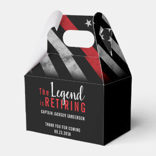 Feuerwehrmann Red Line Flagge Feuerwehrmann Geschenkschachtel