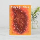 Feuerwehrmann rennt in der Starry Night - Geburtst (Stehend Vorderseite)