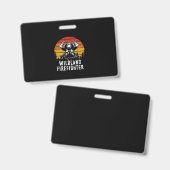 Feuerwehrmann Reto Sunset Feuerwehrmann Ausweis (Vorder- & Rückseite)