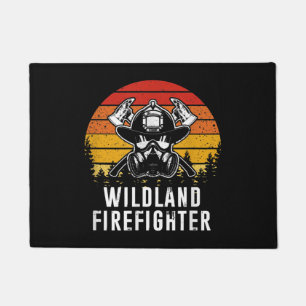 Feuerwehrmann Reto Sunset Feuerwehrmann Fußmatte