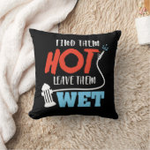 Feuerwehrmann-Retter-menschlicher Retter flammt Kissen (Decke)