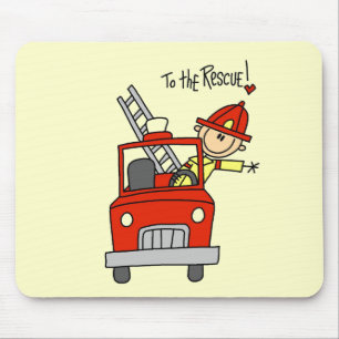 Feuerwehrmann Retter T-Shirts und Geschenke Mousepad