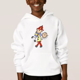 Feuerwehrmann-Rettungsshirt und Geschenke Hoodie