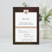 Feuerwehrmann RSVP Karte (Stehend Vorderseite)