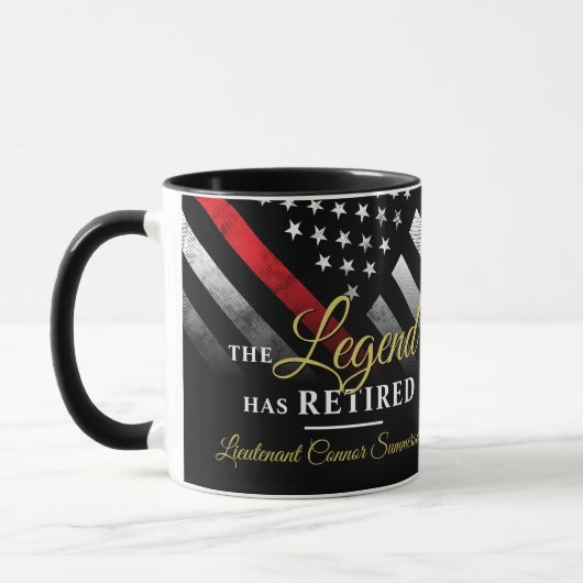 Feuerwehrmann Ruhestand Feuerwehr Feuerwehrmann Tasse (Links)