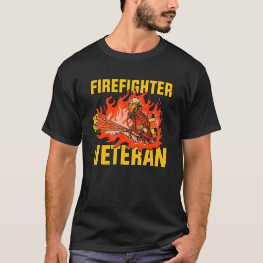 Feuerwehrmann Ruheständlerruheständler T-Shirt (Vorderseite)