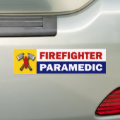 Feuerwehrmann-Sanitäter Autoaufkleber (Auf Auto)