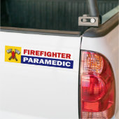 Feuerwehrmann-Sanitäter Autoaufkleber (Auf Lkw)