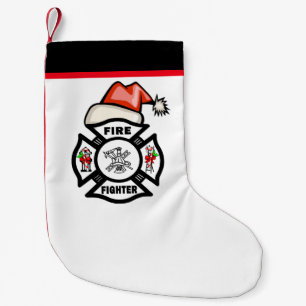 Feuerwehrmann Sankt Kleiner Weihnachtsstrumpf
