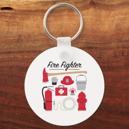 Feuerwehrmann Schlüsselanhänger (Vorderseite)